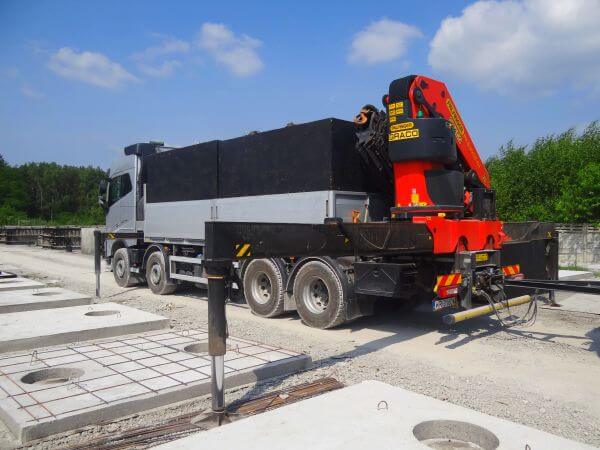 Transport szamba betonowego HDS do Rzeszów